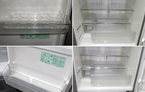 12年日立☆フロストリサイクル冷却/自動製氷/415L冷蔵庫(6R10206 400