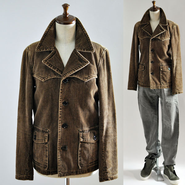 ★送料無料 Pledge プレッジ カートコバーン コーデュロイJKT 48