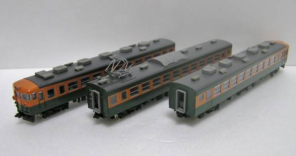 ☆ジャンク扱い☆ TOMIX 165系 (湘南色・標準屋根) 3輌セット 鉄道模型