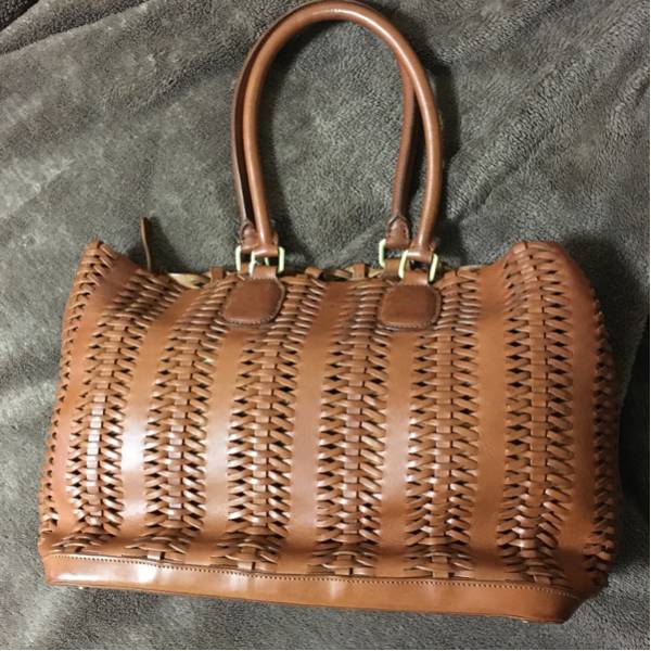 ゲンテン genten 未使用 牛革 ハンド バック タグ付き レア