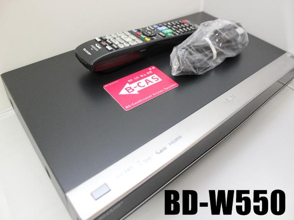 ブルーレイレコーダー シャープ BD-W550 2014年製 500GB 2番組同時 