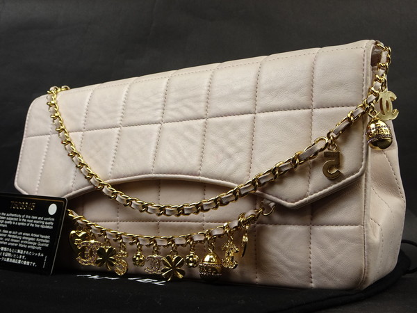 【シャネル】チョコバー★マルチチャーム付★2wayバッグ★ピンク