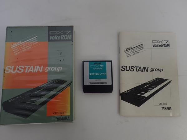 動作確認済み】【即決】YAMAHA DX7 voice ROM 1 & 2 セット 楽器、器材