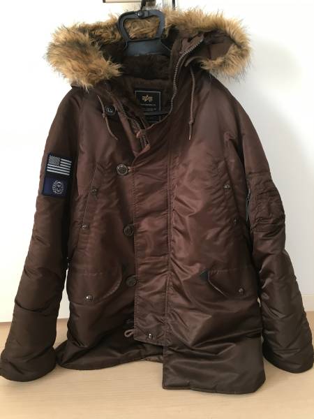 レア！アルファ×XLARGE N-３B　サイズMブラウン