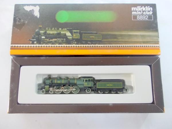 メルクリン 蒸気機関車 8892 Zゲージ 鉄道模型 □タイガー水産100円発
