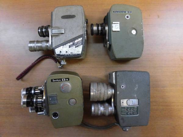 現状品 アンティーク 8mmビデオカメラ4個セット レトロ フジカ