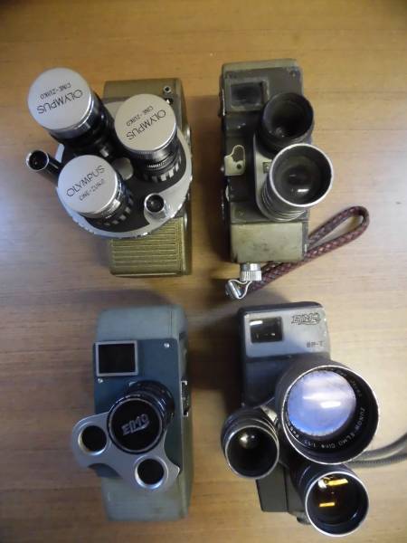 現状品 アンティーク 8mmビデオカメラ4個セット レトロ フジカ