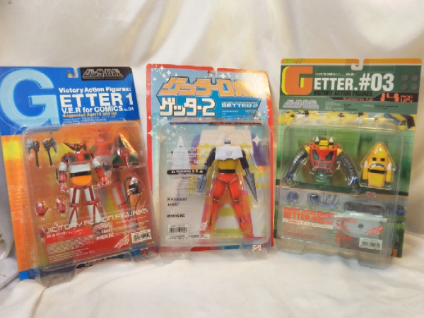 ゲッターロボ Victory Action Figures Getter 1 2 3 KAIYODO