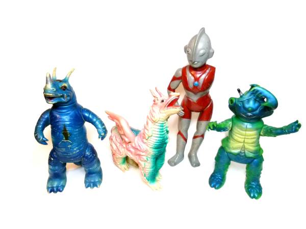 マルサン ウルトラマン 怪獣 ソフビ 4体セット 難有り 円谷プロ