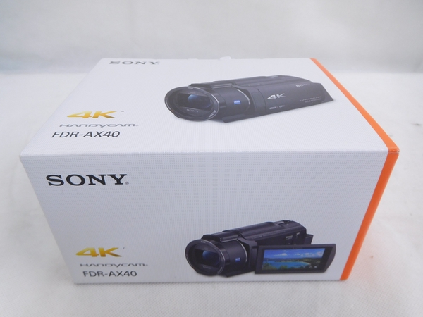 未使用 デジタル 4K ビデオカメラ レコーダー FDR-AX40 N2207916 sony