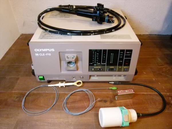 オリンパス 内視鏡 XQ20 + 光源 CLE-F10 ファイバースコープ