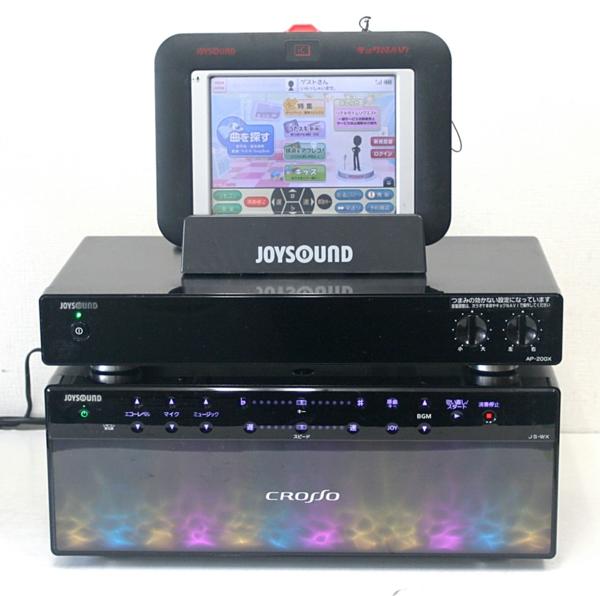 ⊆T159 JOYSOUNDカラオケ JS-WXアンプ付き※ジャンク 中古 FM