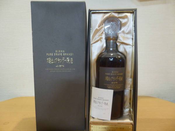 古酒 ニッカ 樽出しブランデー原酒 55.7％ 箱付き ニッカ ウイスキー
