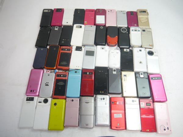 ガラケー50台まとめてジャンク品37携帯電話ソフトバンクau等