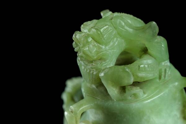 玉製香炉　南陽翡翠(独山玉)製　中国工芸品　置物　NO.642 玉製香炉 南陽翡翠(独山玉)製 中国工芸品 置物 NO.642 玉製香炉 南陽