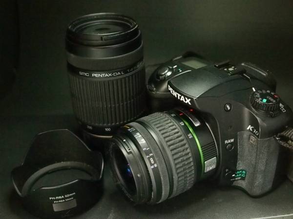 ペンタックスＫ１０Ｄ 18-55mm・55-300mmダブルズームセット
