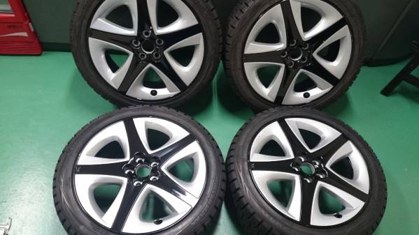 ダンロップWM01 215/45R17 9分山50系30系プリウス86ウィッシュ