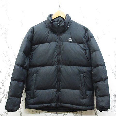 拓殖大学　バスケットボール　ダウンジャケット adidas BC ダウン ジャケット フード ジップアップ X55978 黒 S 【公式
