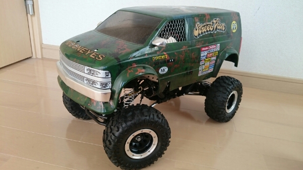 cr-01 クローラー アキシャル シボレー アストロ ボディ