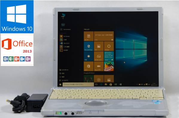 軽量★Panasonic Lets'note CF-T8★Core2/160G/2G/Win10/Office
