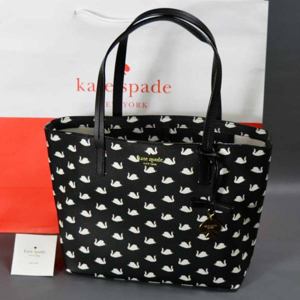 新品! 正規 katespade ケイト スワン トート バッグ バレエ 新作