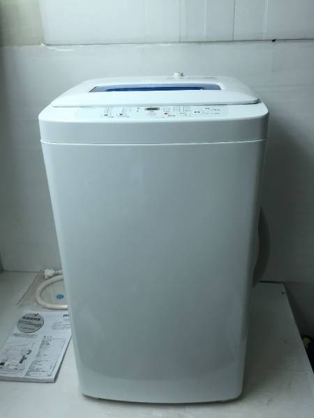 ハイアール 全自動洗濯機 JW-K42H 4.2kg 4.5kg : ステンレス槽 2015年製