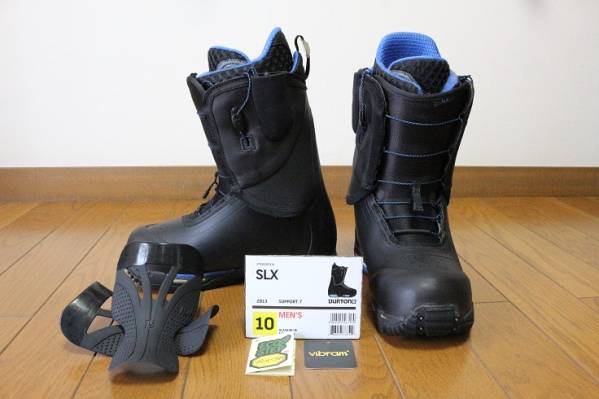 中古　BURTON RULER boa wideスノーボードブーツ 27.5cm IGNIO スノーボードセット 108 カッコイイ赤(子ども用)｜売買