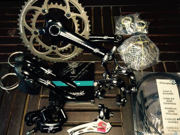 【新品】送料無料　Campagnolo ATHENA　8点セット　170　50/34