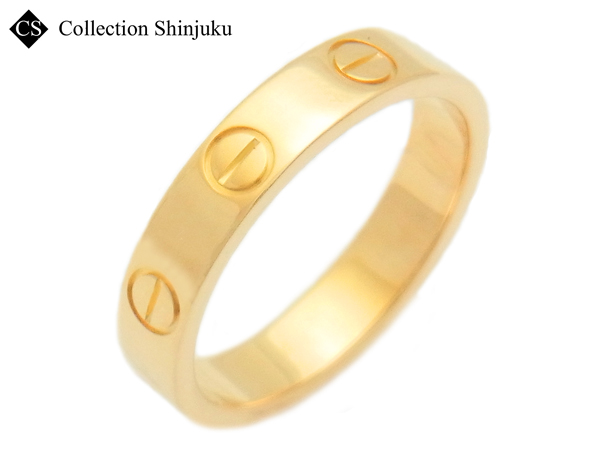 CS】極美品 カルティエ ミニラブリング YG ＃49 Cartier 【公式通販】