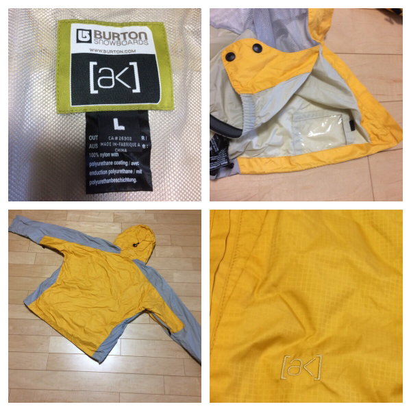 burton バートン メンズ スノーボード ウェア Lサイズ 美品 ウェア