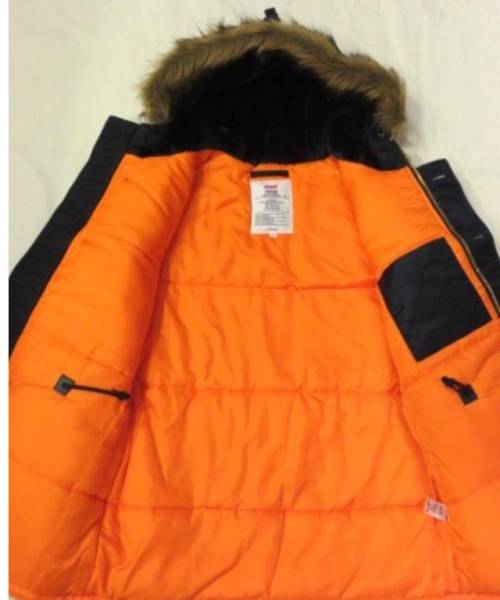 Supreme 16aw Arc Logo N-3B Parka Navy紺M
