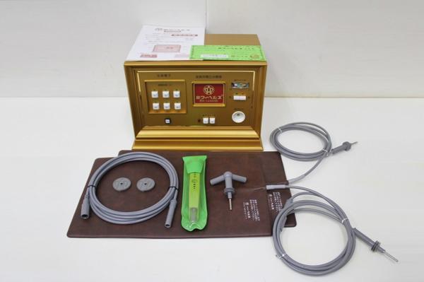 パワーヘルス◆家庭用電位治療器【PH-14000B】通電マット検電器付◆2人使用可