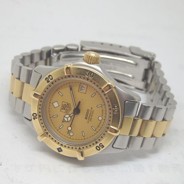 タグホイヤー TAG HEUER タグホイヤー 2000 腕時計 クォーツ8◆F-16 ジャンク品 タグホイヤー クォーツ Dー8 フォーミュラ1