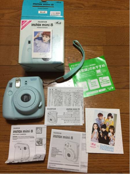 チェキ instax mini 8 美品 説明書、フィルム付き ミント