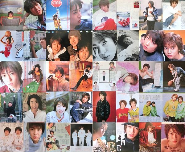 嵐 切り抜き大量 相葉雅紀多め クリアファイル13冊＋au日立パンフ類