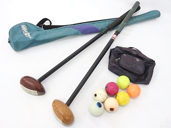 パークゴルフクラブ HDX SX 右打 左打 2本 ボール 他 11帯97