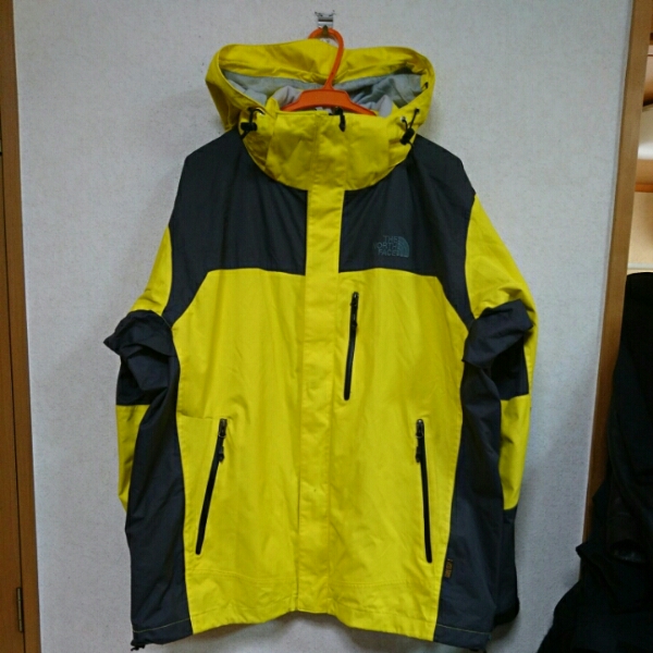ノースフェイスゴアテックスカラー切替ナイロンパーカーL