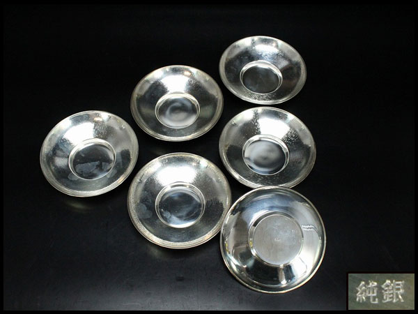 茶托 白銀製 煎茶用 【公式通販】