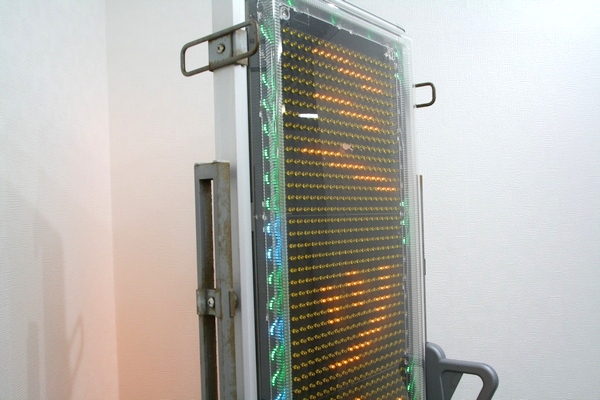 東和メックス 両面LED電光看板 キャクトールFine US-YFP04W リモコン無