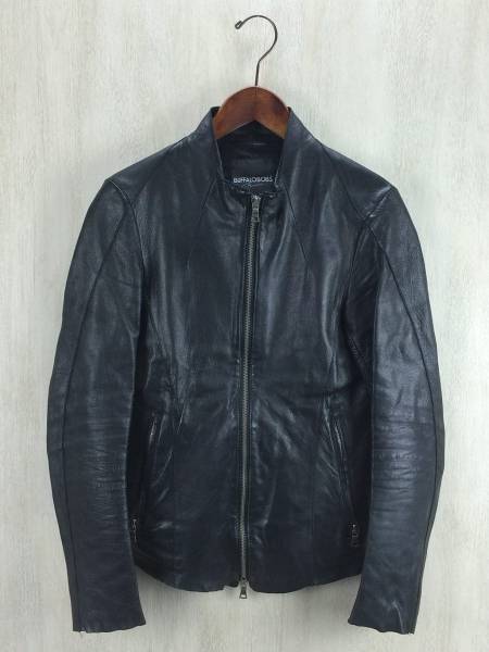 Buffalo Bobs◆レザージャケット・ブルゾン/1/羊革/BLK