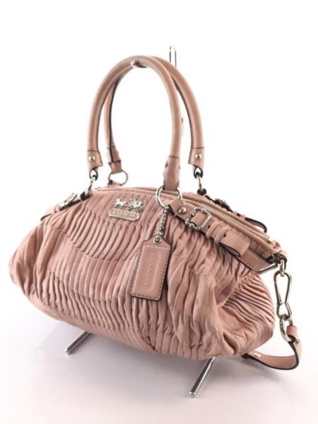 COACH マディソン レザー ソフィア サッチェル バッグ ◎ ■■