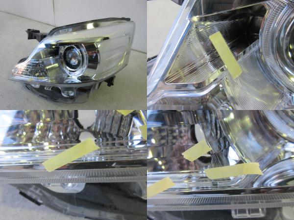 即決 スズキ スペーシアカスタム MK32S HID 左ヘッドライト ICHIKOH