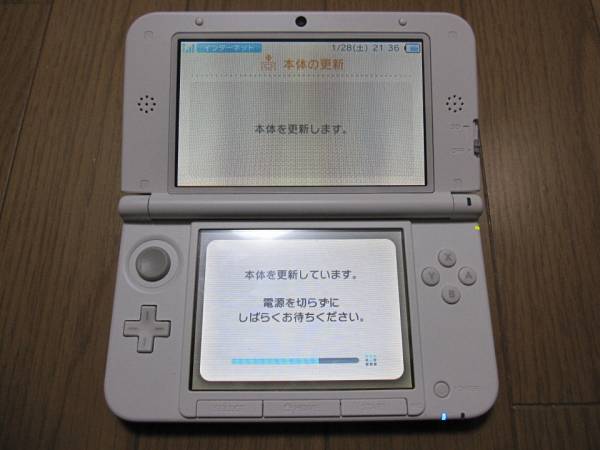 ○○○ 即決有 程度良好 3DSLL 本体 ミント ホワイト 動作確認済 ○○