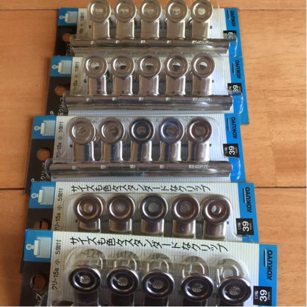 クリ-15B 目玉クリップ(スライドパック入)小 5個入り_1