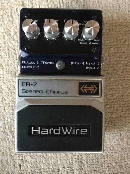 Digitech HardWire CR-7 stereo chorus ステレオ コーラス Hardwire CR