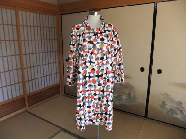 着物リメイク ★　ゆったりワンピース　★ 古布手作り