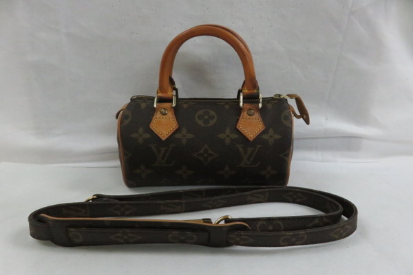 本物■美品■ルイヴィトン■ミニスピーディ■2WAYハンドバッグ■ストラップ付■モノグラム■10.5万■wwb48h