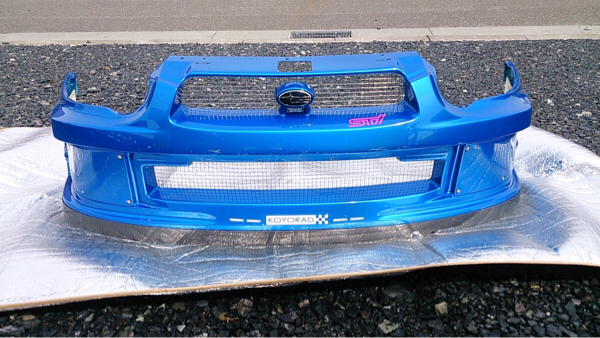インプレッサ GDB 涙目用 ないる屋製 WRバンパー ないる屋製GDーWRC04
