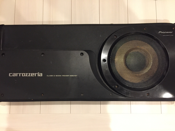 カロッツェリア サブウーハー TS-WX99A carrozzeria ジャンク扱い