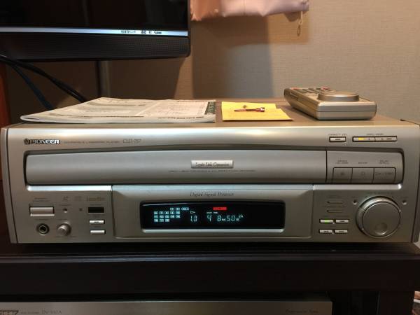 メンテナンス済みの極美品！パイオニア CLD-757！取説 純正リモコン LDソフト付き！